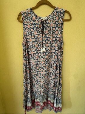 Beach Lunch Lounge Tunic Dress Beach Cover Up Size Small